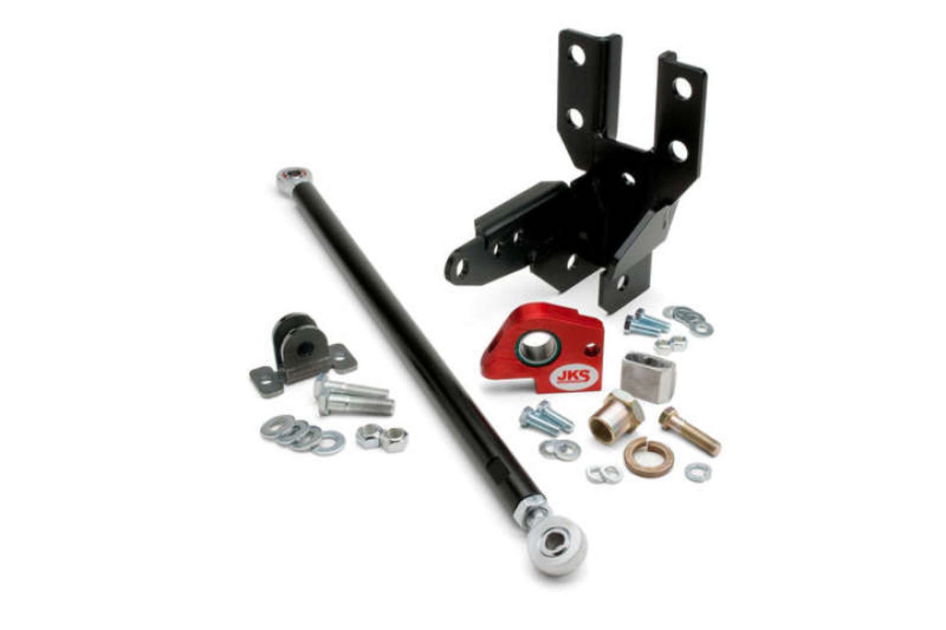 Picture of JKS Manufacturing 2007+ Jeep Wrangler JK Front Track Bar-Sector Shaft Reinforcement System