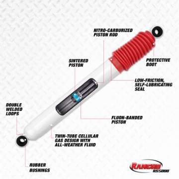 Picture of Rancho 00-01 Dodge Pickup - Ram 1500 1-2 Ton Front RS5000 Steering Stabilizer