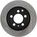 Picture of StopTech 03-05 VW Golf GTi vented rear discs Drilled Right Rear Rotor