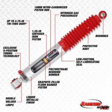 Picture of Rancho 05-15 Nissan Xterra Rear RS9000XL Shock