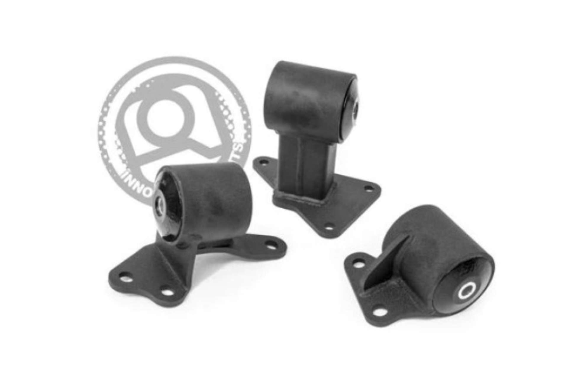 Picture of Innovative 94-97 Honda Accord F-Series Black Steel Mounts 65A Bushings Auto Trans