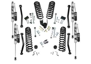 Picture of Superlift 18-22 Jeep Wrangler JLU NO Mojave 4WD 4in Dual Rate Coil Lift Kit w-Fox 2-0 Res Shocks