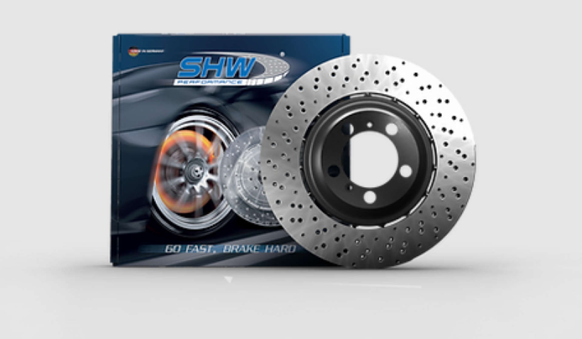 Picture of SHW 01-06 BMW M3 3-2L Left Front Drilled Lightweight Brake Rotor European Model 34112282801