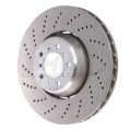 Picture of SHW 06-10 BMW M5 5-0L Left Front Cross-Drilled Lightweight Brake Rotor 34112282805