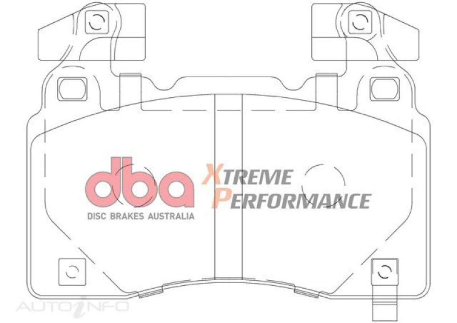 Picture of DBA 13-17 Holden Commodore VE-VF SSV Brembo XP Performance Front Brake Pads