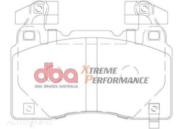 Picture of DBA 13-17 Holden Commodore VE-VF SSV Brembo XP Performance Front Brake Pads