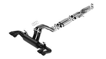 Picture of Borla 21-22 Jeep Wrangler Rubicon 392 6-4L V8 AT 4WD 4DR S-Type Cat-Back Exhaust - Coated Black