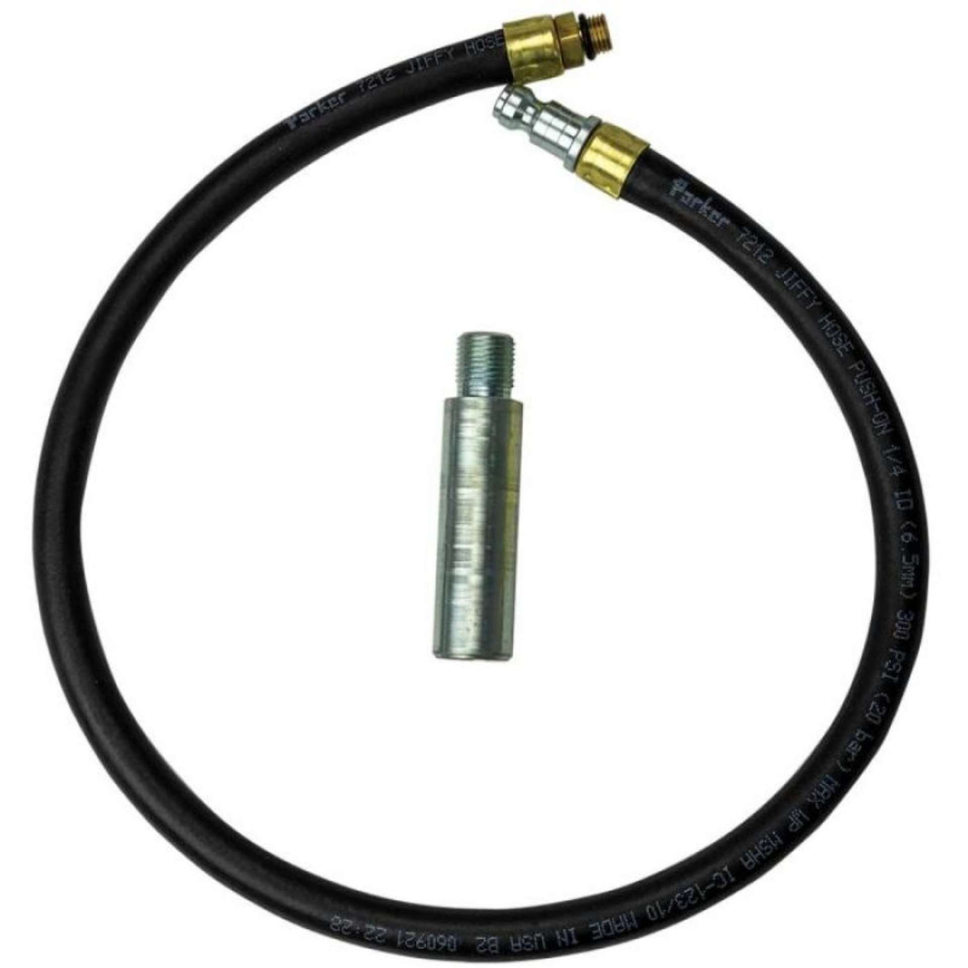 Picture of Moroso 3in Long 14mm Spark Plug End Replacement Whip Hose