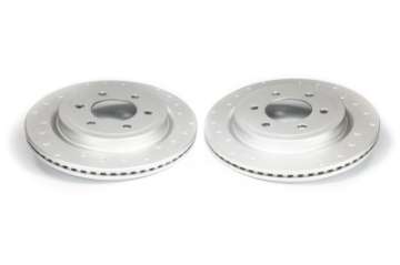 Picture of Alcon 2010+ Ford F-150 336x24mm Rear Slotted Rotor Kit w- Electric Park Brake