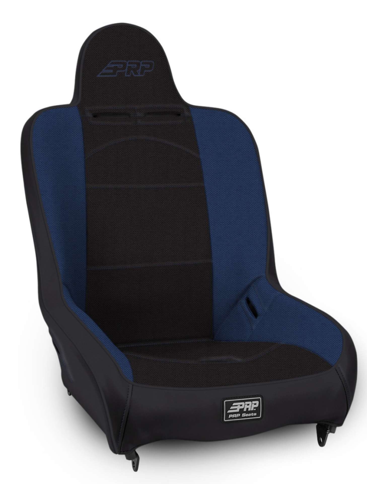 Picture of PRP Premier High Back Suspension Seat Two Neck Slots - Black - Blue