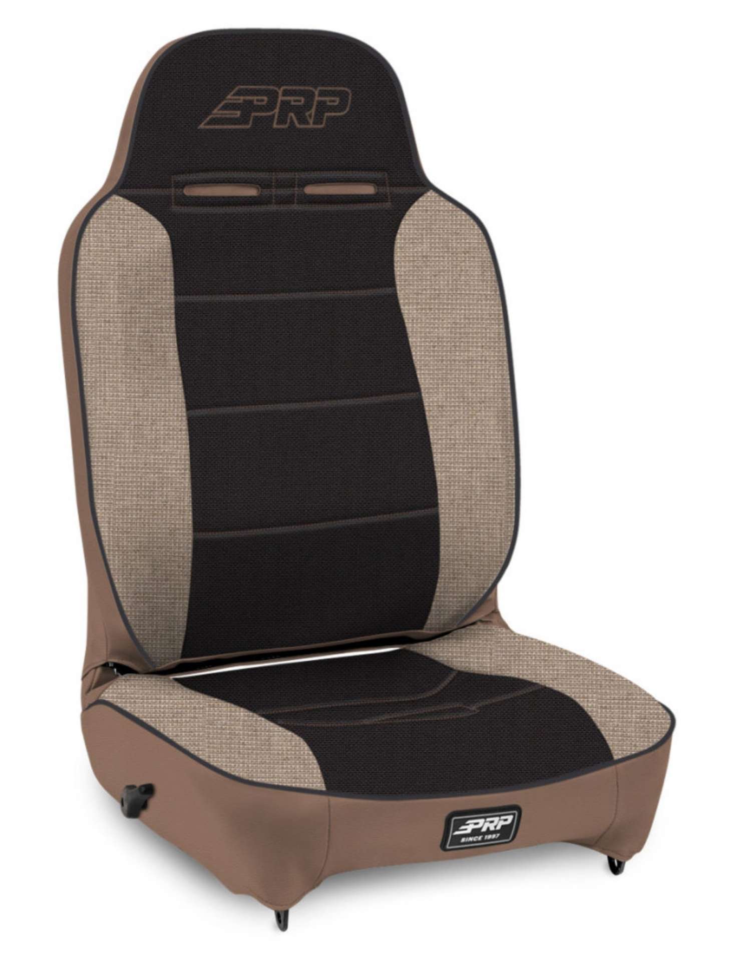 Picture of PRP Enduro High Back Reclining Suspension Seat Driver Side - Tan - Black