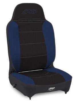 Picture of PRP Enduro High Back Reclining Suspension Seat Driver Side - Black - Blue