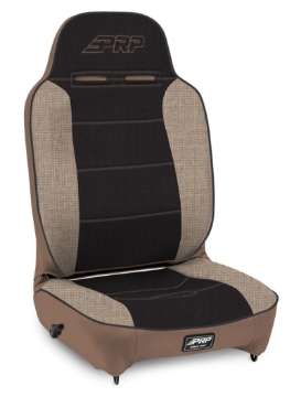 Picture of PRP Enduro High Back Reclining Suspension Seat Passenger Side - Tan - Black