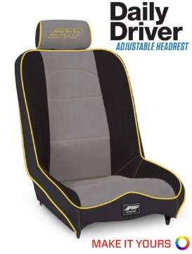 Picture of PRP Daily Driver High Back 2In- Extra Tall - Extra Wide Suspension Seat