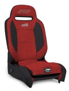 Picture of PRP Enduro Elite Reclining Suspension Seat Passenger Side Red-Black