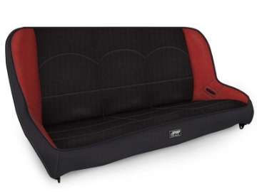 Picture of PRP Jeep JKU-JLU Low Back Rear Bench - Black-Red