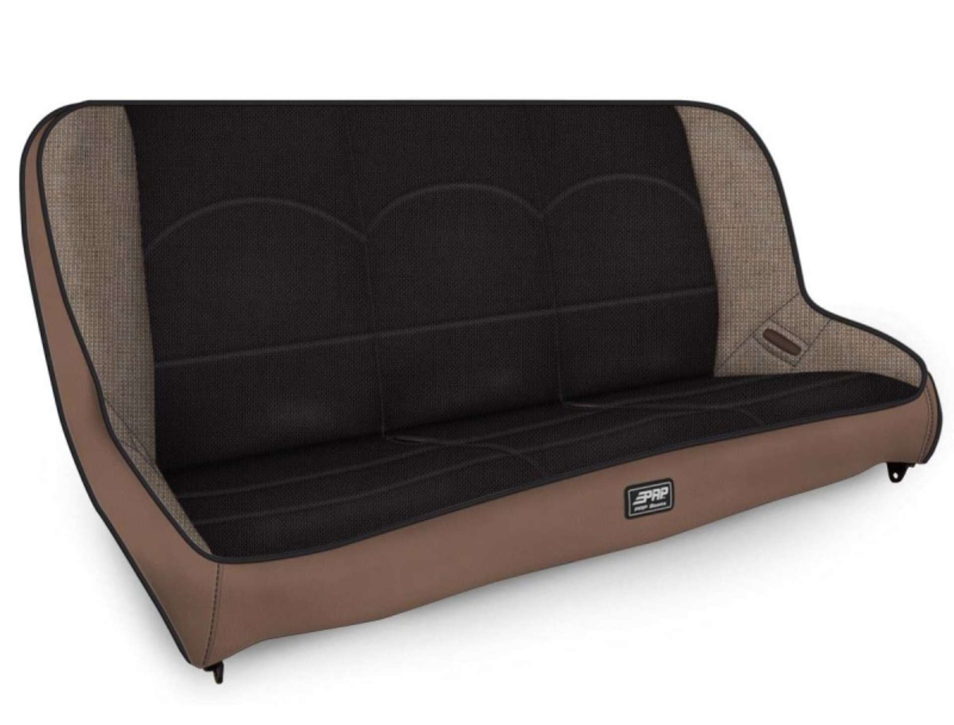 Picture of PRP Jeep JKU-JLU Low Back Rear Bench - Tan - Black