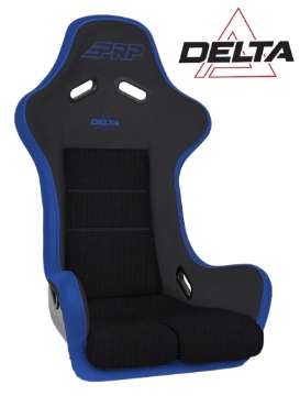 Picture of PRP Delta Composite Seat- Black-Blue PRP Blue Outline-Delta Blue- Blue Stitching-201-263-201-V