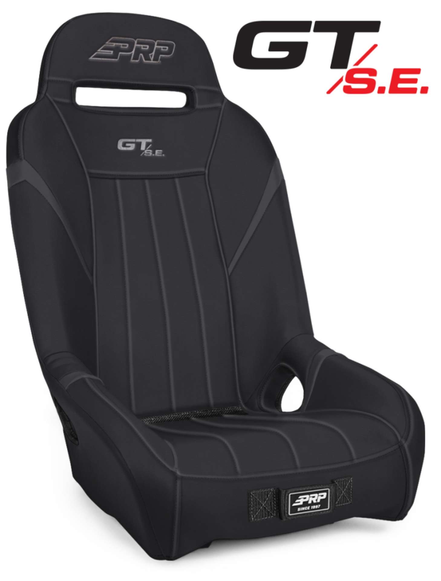 Picture of PRP GT-S-E- 1In- Extra Wide Suspension Seat- Black - Dark Grey