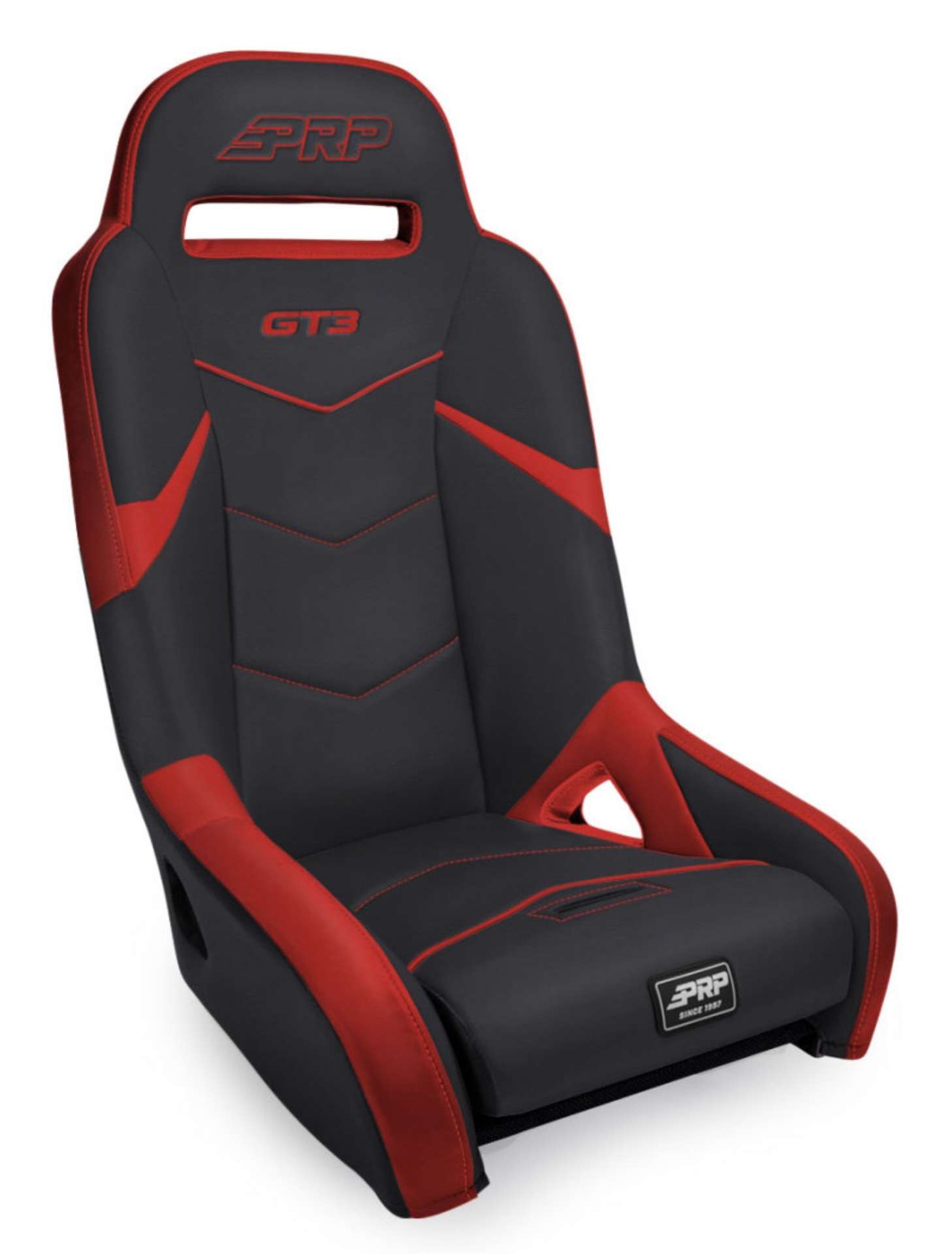 Picture of PRP GT3 Rear Suspension Seat- Black-Red