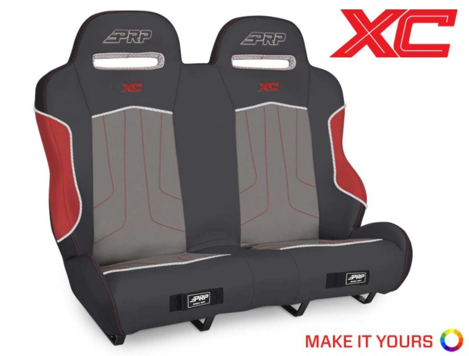 Picture of PRP Polaris RZR XP4 1000-XP4 Turbo-XP4 Turbo S XC Rear Suspension Bench Seat