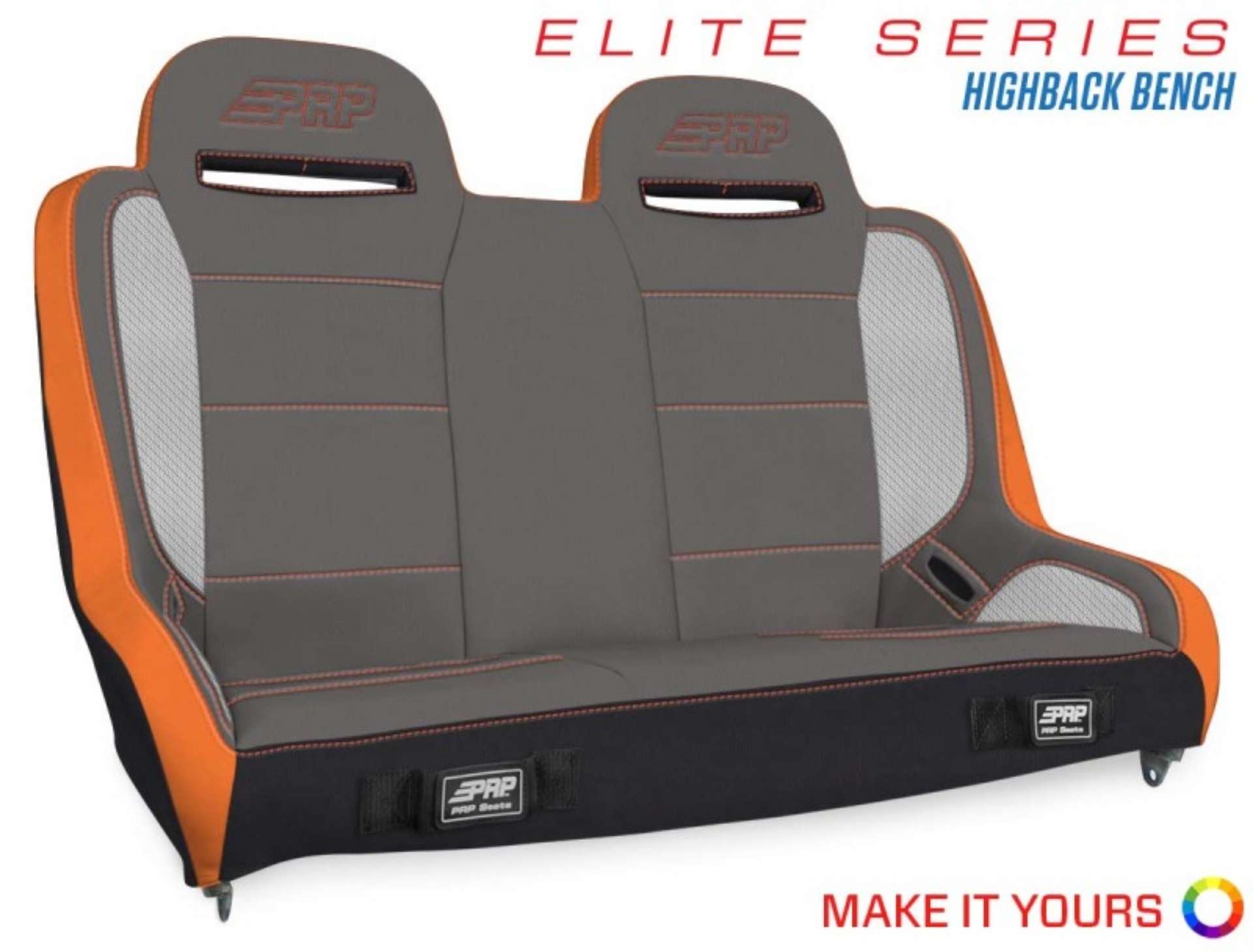 Picture of PRP Elite Series High Back Rear Suspension Bench Seat 40-53In