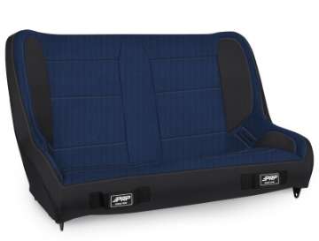 Picture of PRP Jeep CJ-7-Wrangler YJ Elite Series Rear Bench- Blue