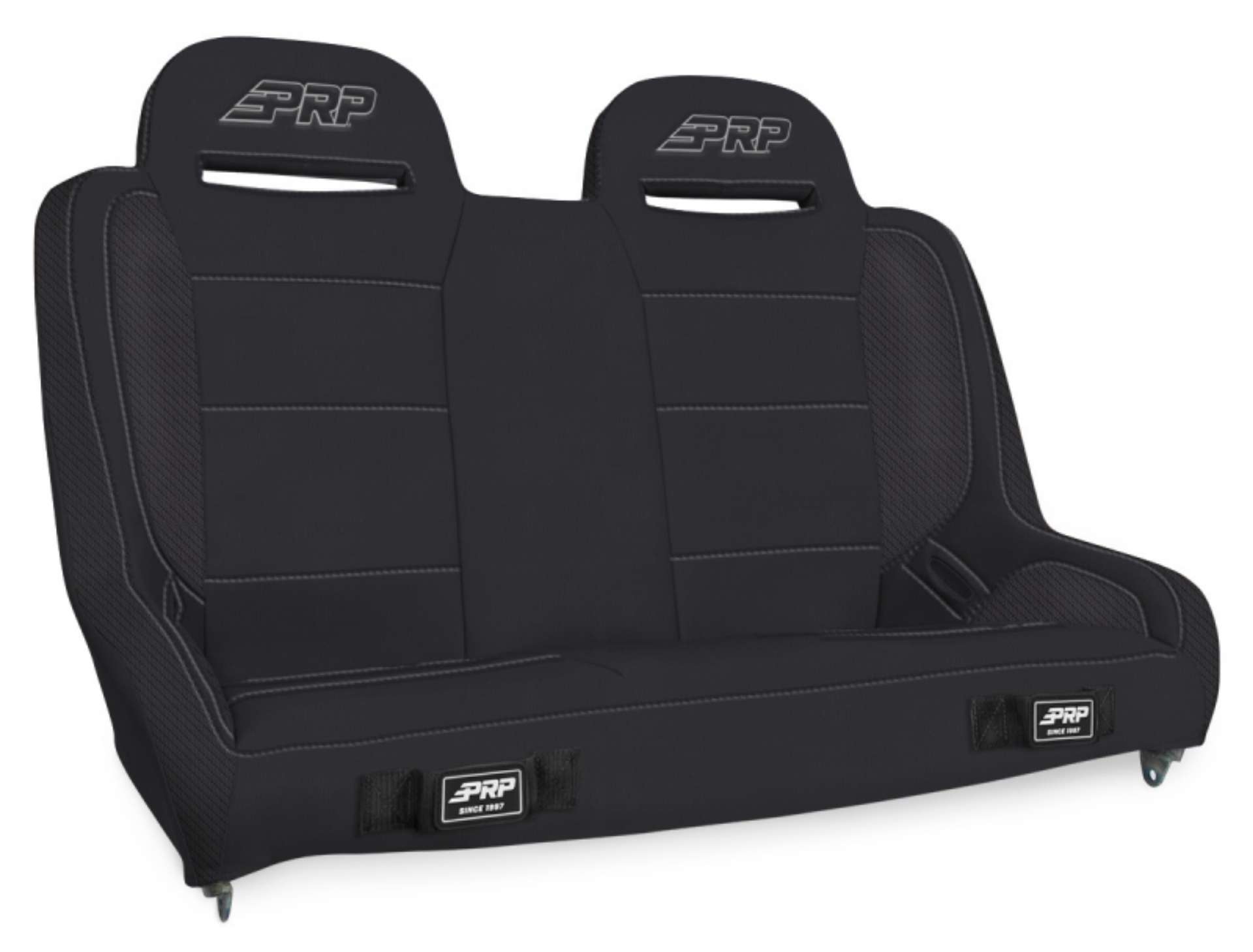 Picture of PRP Jeep Wrangler JKU-JLU Elite Series Rear Bench- Black Vinyl