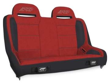 Picture of PRP  Jeep Wrangler JKU-JLU Elite Series Rear Bench- Red