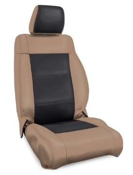 Picture of PRP 07-10 Jeep Wrangler JK Front Seat Covers-2 door or 4 door Pair - Black-Tan