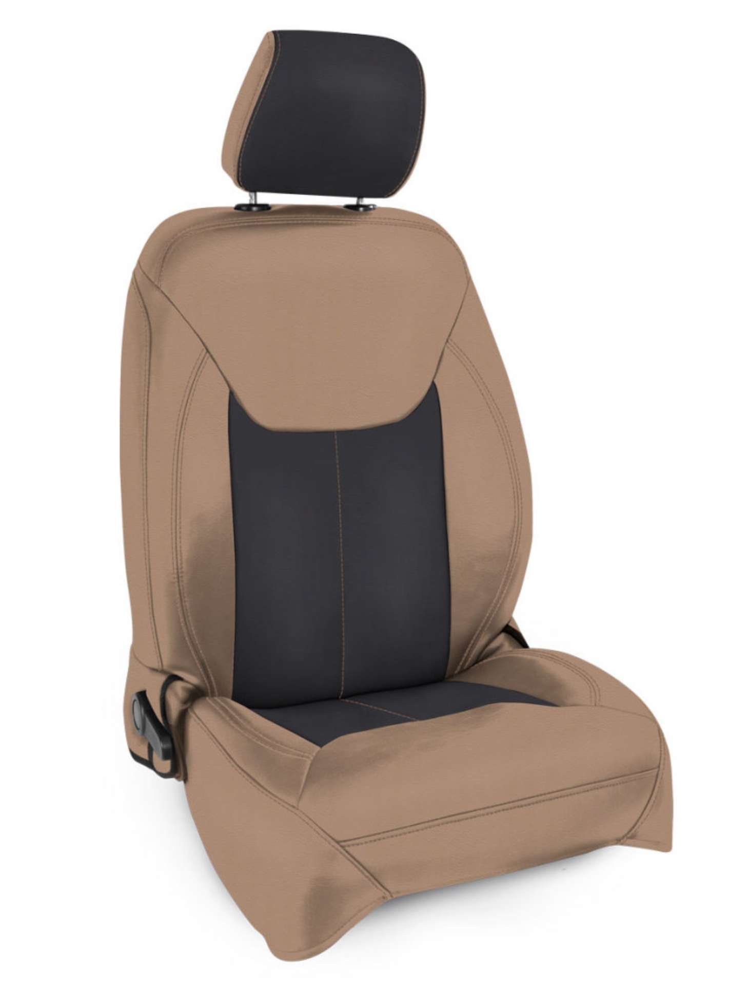 Picture of PRP 13-18 Jeep Wrangler JK Front Seat Covers-2 door or 4 door Pair - Black-Tan