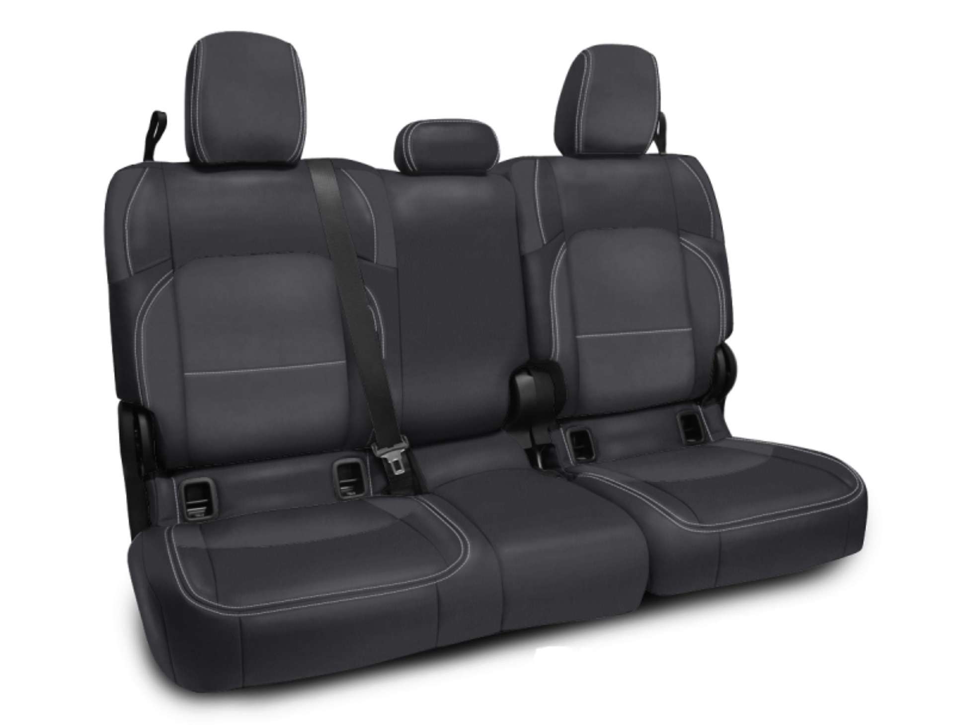 Picture of PRP 2020+ Jeep Gladiator JT Rear Bench Cover with Cloth Interior - Black-Grey