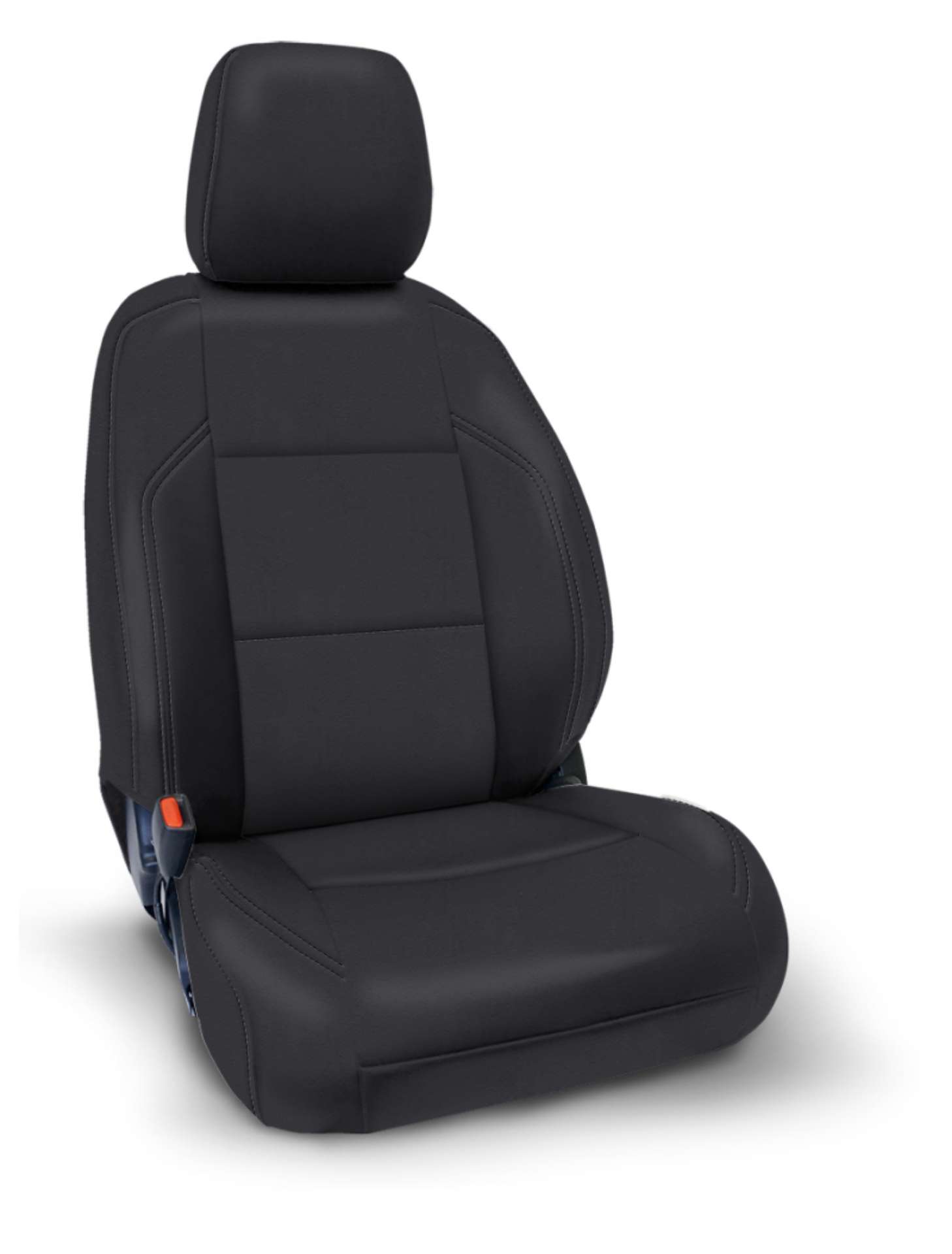 Picture of PRP 2016+ Toyota Tacoma Front Seat Covers with Electric Seat Adjusters Pair - All Black