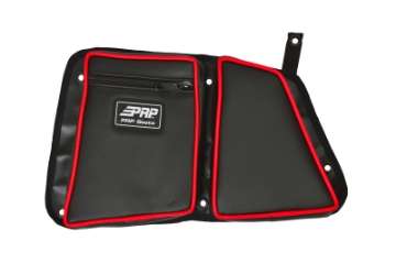 Picture of PRP Polaris RZR Rear Door Bag with Knee Pad for Polaris RZR Driver Side- Red