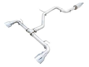 Picture of AWE 2022 VW GTI MK8  Track Edition Exhaust - Chrome Silver Tips