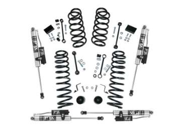 Picture of Superlift 18-22 Jeep Wrangler JLU NO Mojave 4WD 2-5in Dual Rate Coil Lift Kit w-Fox 2-0 Res Shocks