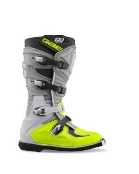 Picture of Gaerne GXJ Boot Grey-Fluorescent Yellow Size - Youth 2-5