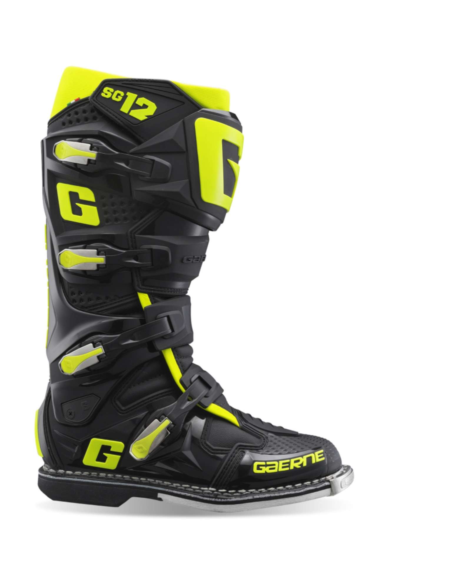 Picture of Gaerne SG12 Boot Black-Fluorescent Yellow Size - 7