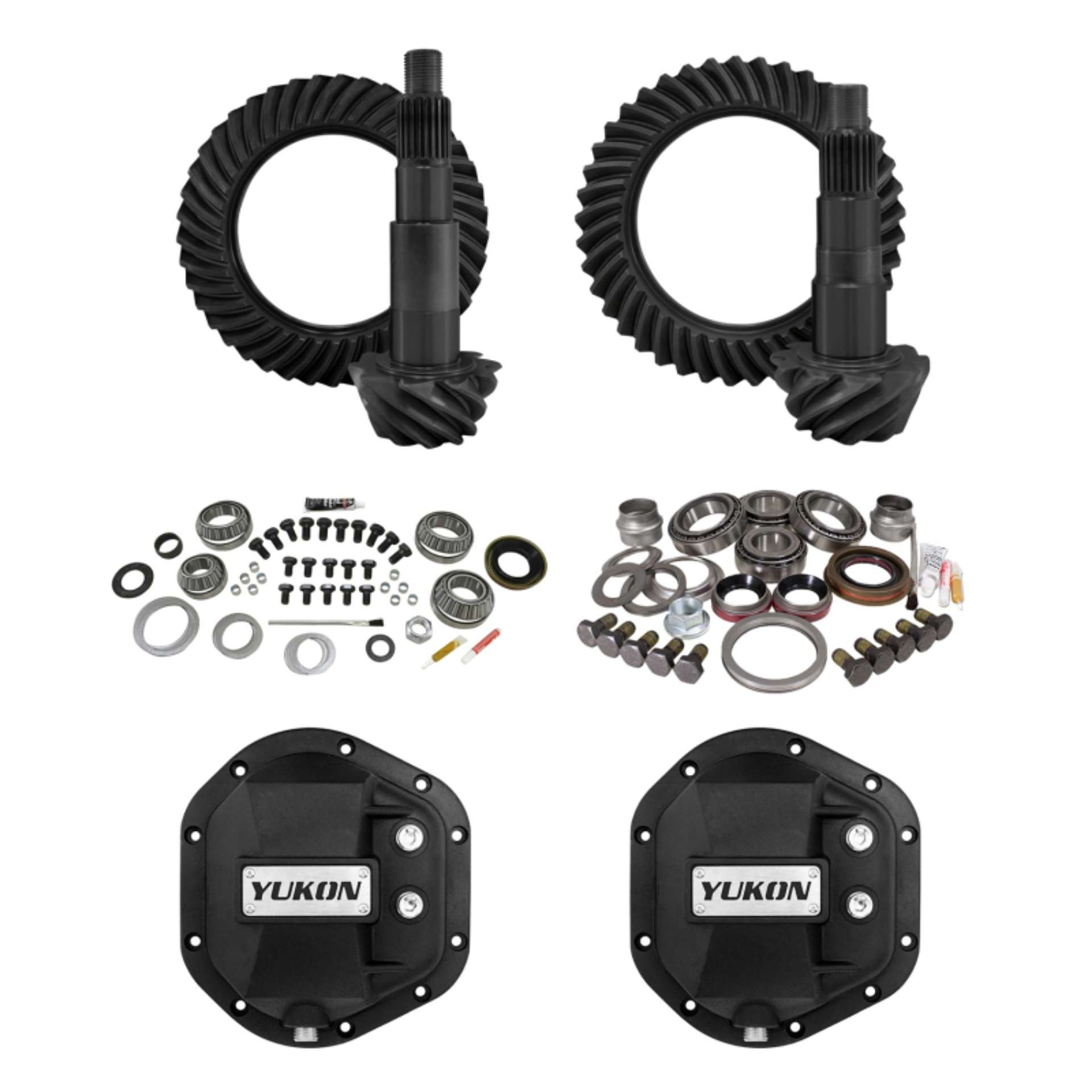 Picture of Yukon Gear Stage 2 Jeep JL-JT Re-Gear Kit w-Covers Dana 44 5-38 Ratio 28 Spline