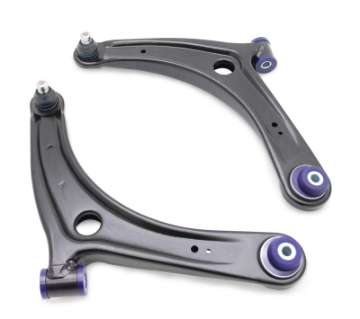 Picture of SuperPro 2008 Mitsubishi Lancer GTS Front Lower Control Arm Set w- Bushings - w- Positive Caster