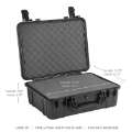 Picture of Go Rhino XVenture Gear Hard Case w-Foam - Large 20in- - Lockable - IP67 - Tex- Black