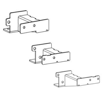 Picture of Go Rhino 16-23 Toyota Tacoma DC 4dr Brackets for Dominator Xtreme Frame Slider - Tex- Blk