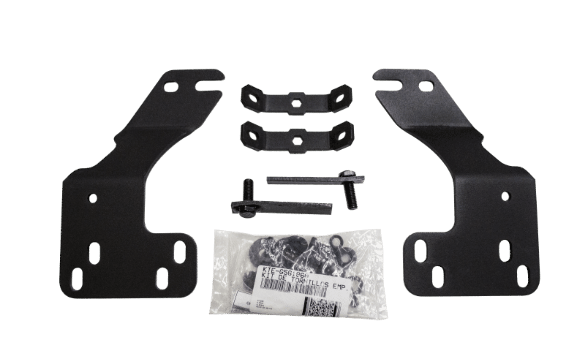 Picture of Go Rhino 14-15 Chevy Silverado 1500 Excl- Drvr Alrt Pkg RC4 & RC3 LR Brackets - Tex- Blk