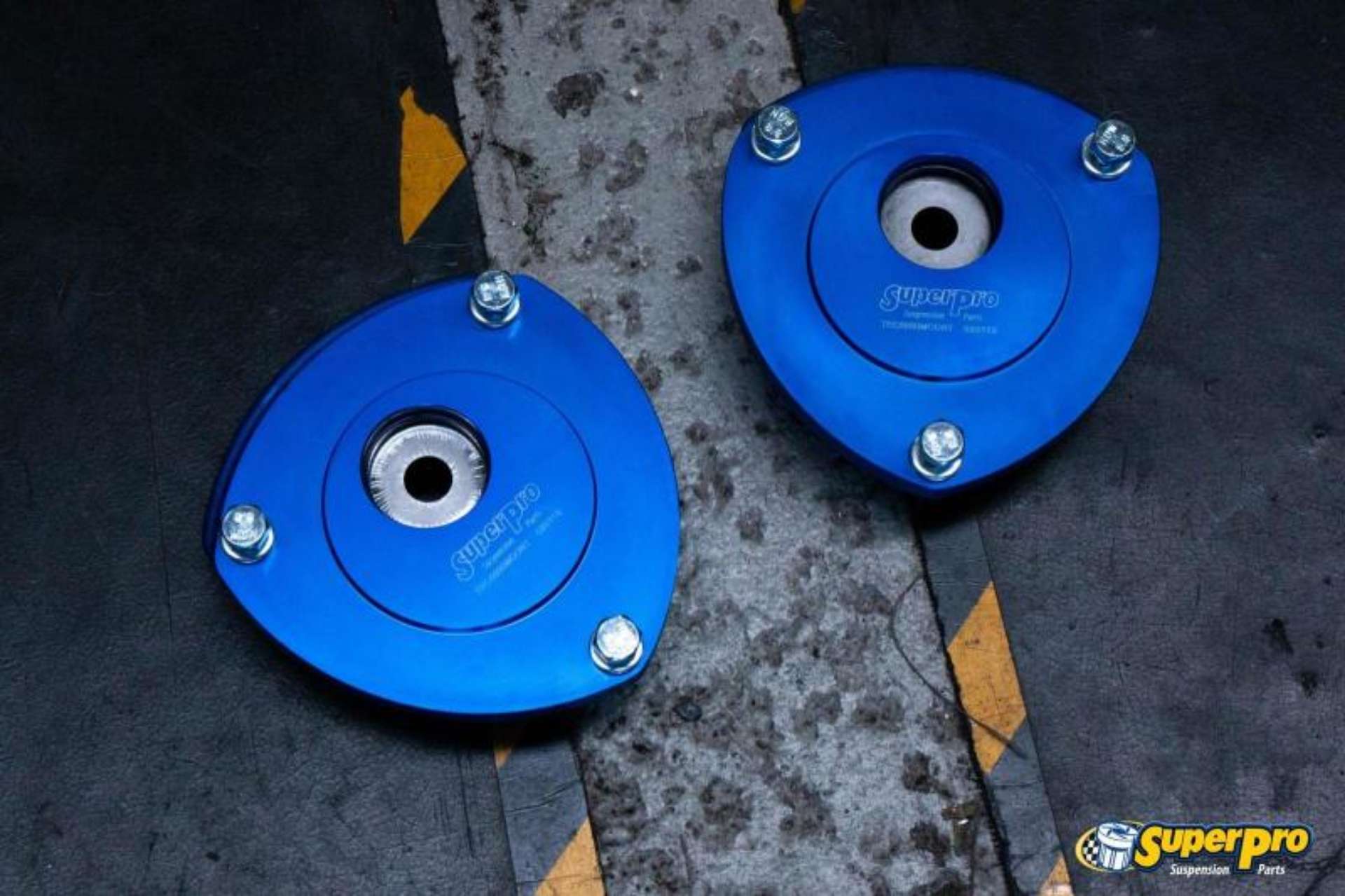 Picture of SuperPro 2015 Audi A3 Quattro Premium Front Upper Fixed Camber Offset Strut Mount Set