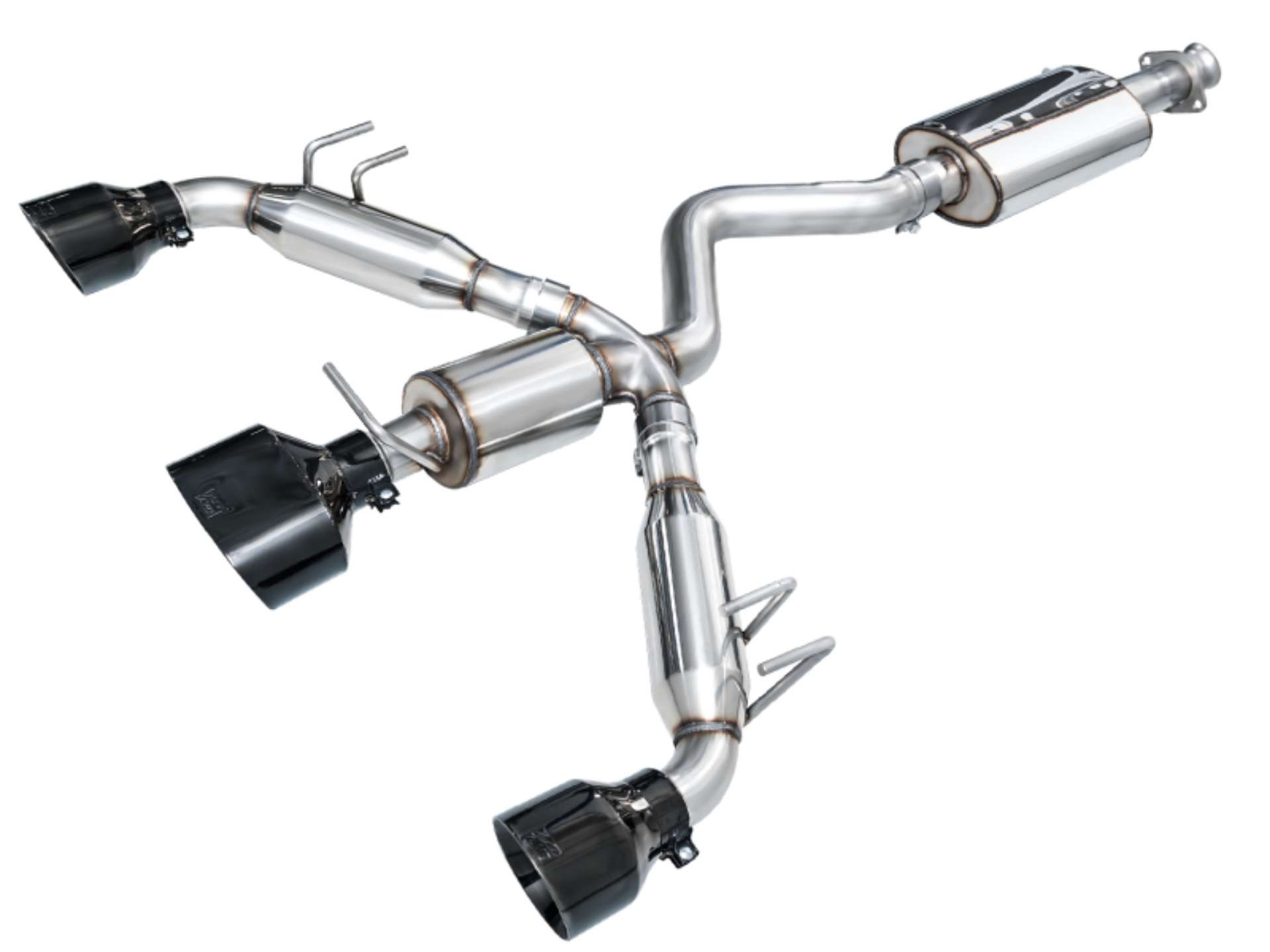 Picture of AWE Tuning 2023+ Toyota GR Corolla Touring Edition Exhaust - Diamond Black Tips