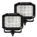 Picture of Go Rhino Xplor Bright Series Sideline Cube LED Flood Light Kit Surface Mount 4x3 - Blk Pair