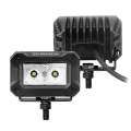 Picture of Go Rhino Xplor Bright Series Rectangle LED Spot Light Kit Surface-Thread Stud Mnt 3x2 - Blk Pair