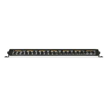 Picture of Go Rhino Xplor Blackout Combo Series Sgl Row LED Light Bar w-Amber Side-Track Mount 20-5in- - Blk