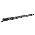 Picture of Go Rhino Xplor Blackout Combo Series Sgl Row LED Light Bar w-Amber Side-Track Mount 31-5in- - Blk