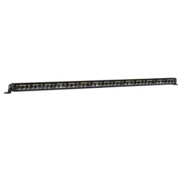 Picture of Go Rhino Xplor Blackout Combo Series Sgl Row LED Light Bar w-Amber Side-Track Mount 39-5in- - Blk